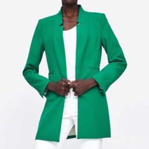 Green Oversized Zara Blazer